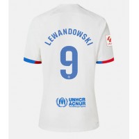 Barcelona Robert Lewandowski #9 Fotballklær Bortedrakt 2023-24 Kortermet